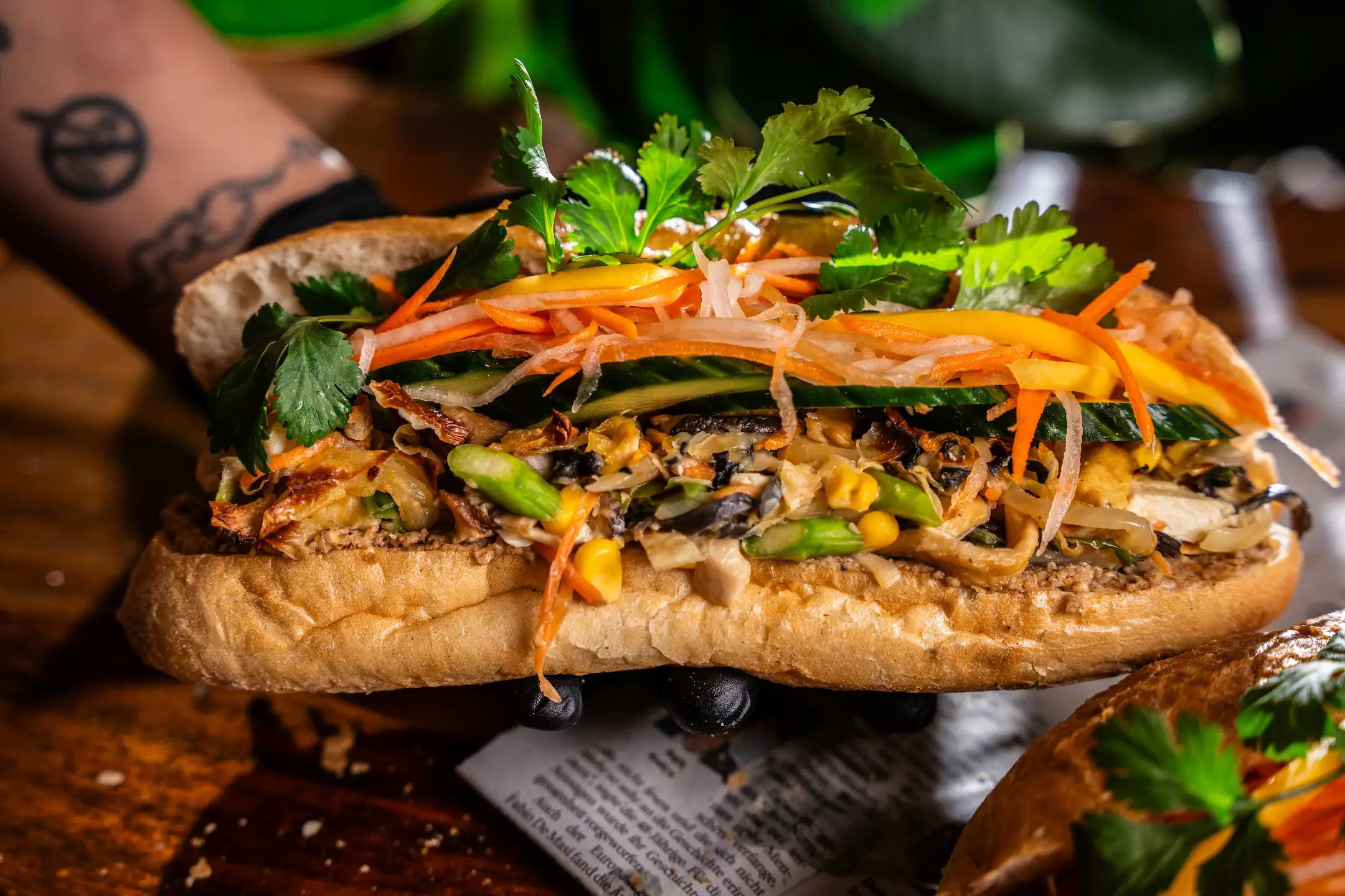 Veggie Tank Bánh Mì mit veganem Patty
